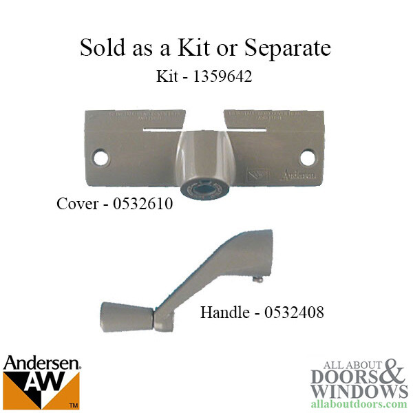 Andersen Window Operator For Casement Windows Cover and Handle Operator Stone