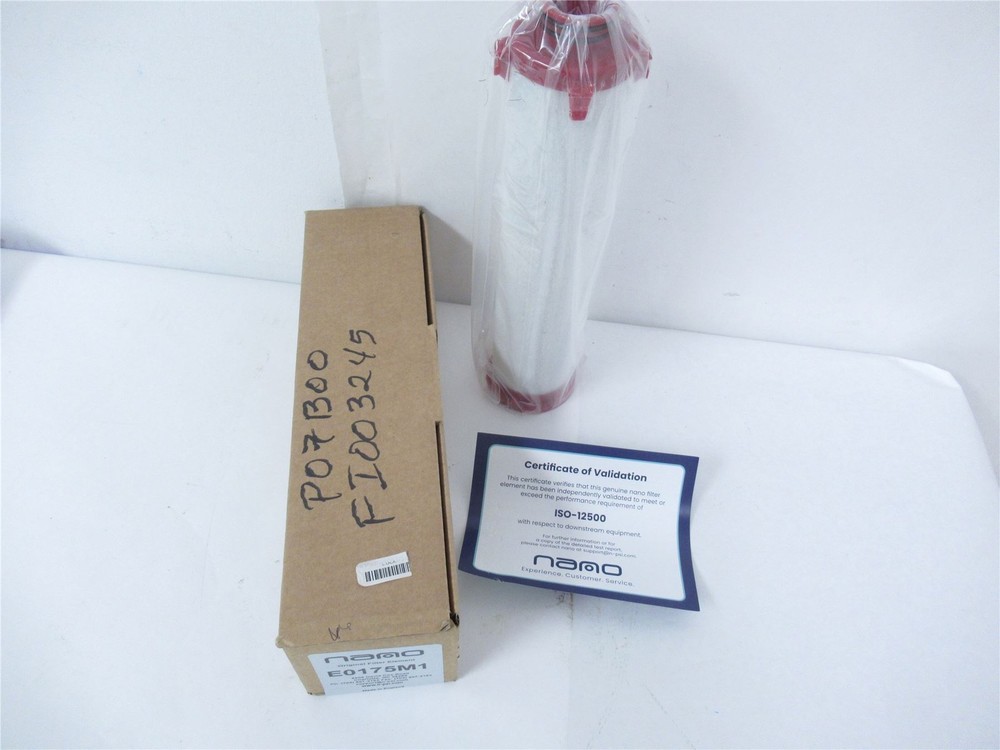 243812 New In Box; Nano E0175M1 Water Purification Filter Type