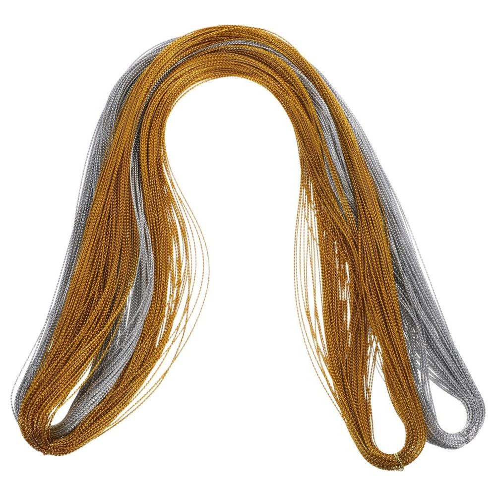 2 Pcs Making Cord Metallic for Crafts Christmas Thread