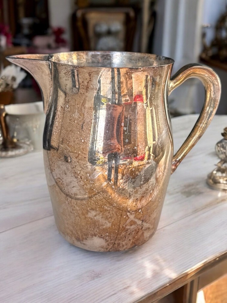 Lancaster Silver Company Silverplate Pitcher 7"