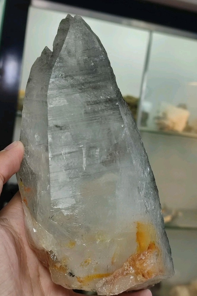 Lemurian Quartz  Crystal With Unique Growth & Nice Terminations-Pak.
