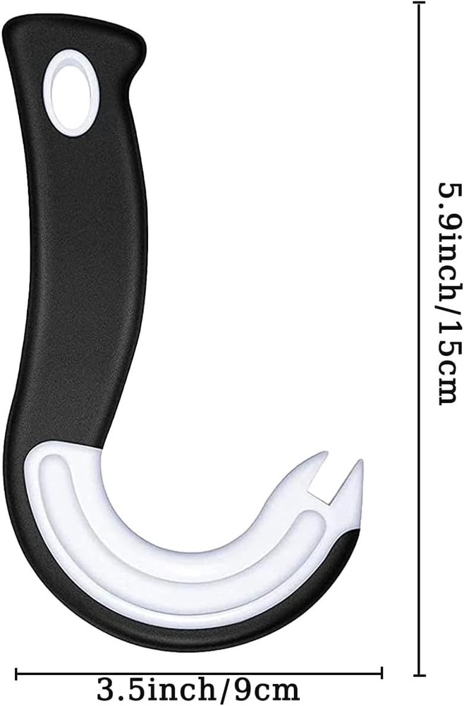 2Pcs Ring Pull Can Opener Ergonomic Tab J Shape Handy Ring Pull Opener