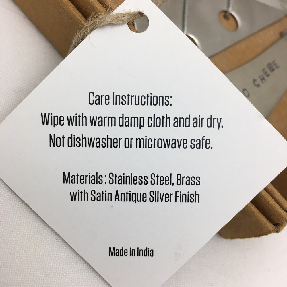 Thirstystone Cheese Markers Spreader Hand Stamped Medium Sharp Hard Soft NIB