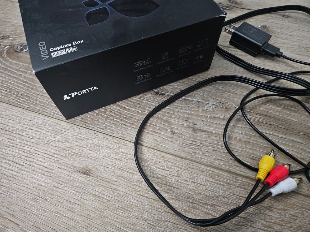 Portta VIDEO Capture Box Composite VHS