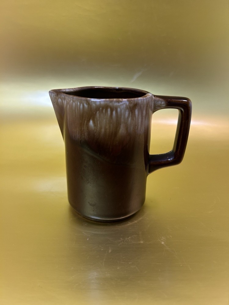 Brown Drip Glaze Ice Lip Pitcher,