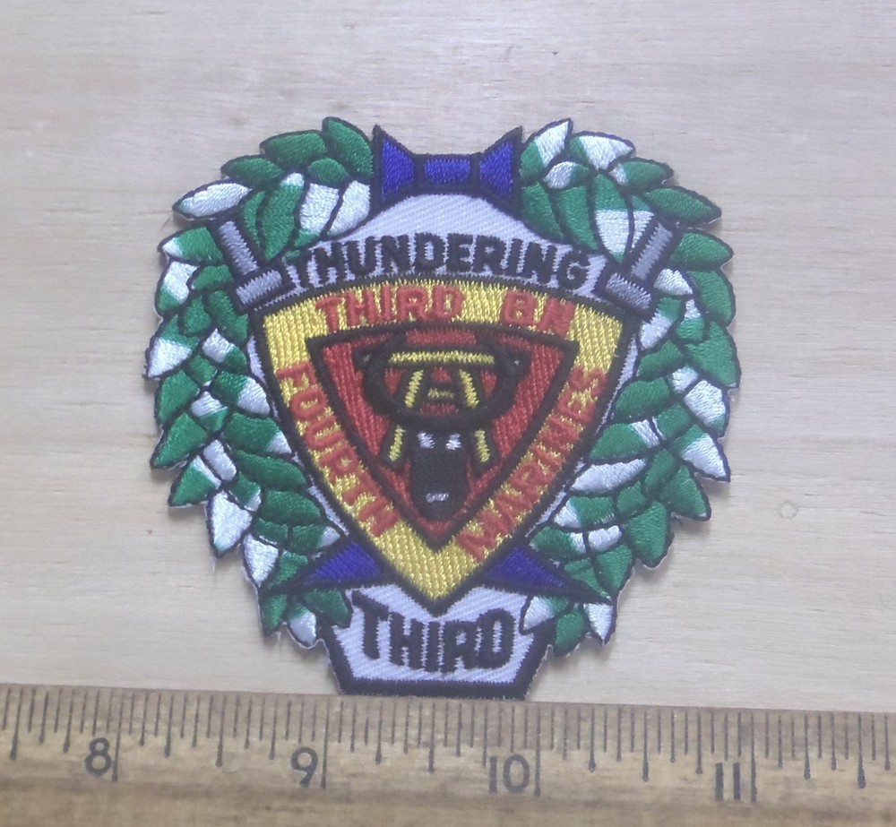 US Marine Corps - 3rd Battalion - 4th Marines - Embroidered Patch