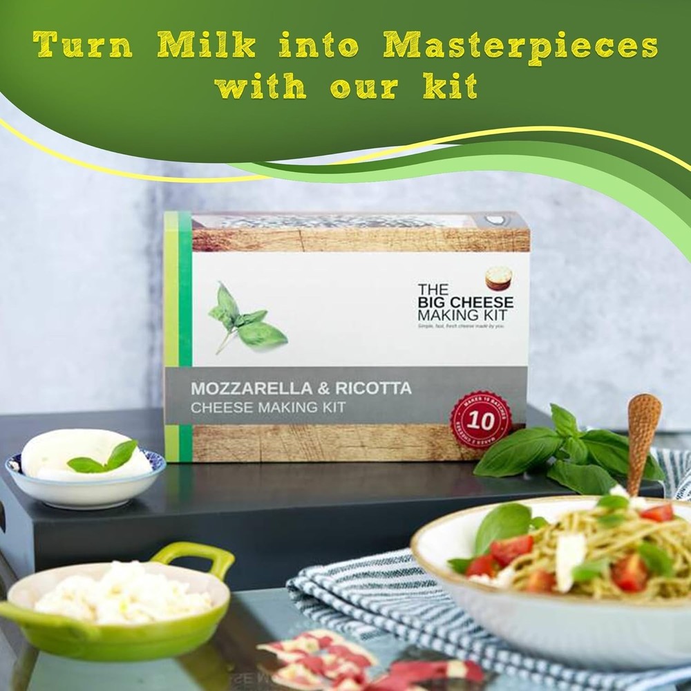 DIY Mozzarella & Ricotta Cheese Making Kit