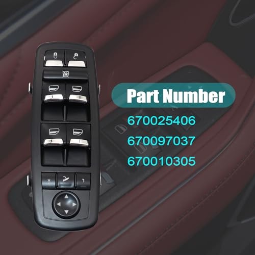 FZJDSD Master Power Window Switch Compatible with Maserati Ghibli Diesel S