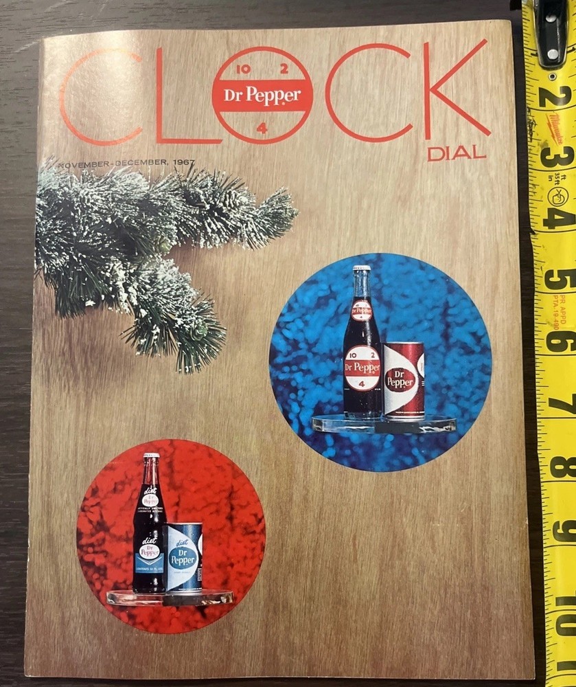 Vintage Fr. Pepper Clock Dial Magazine
