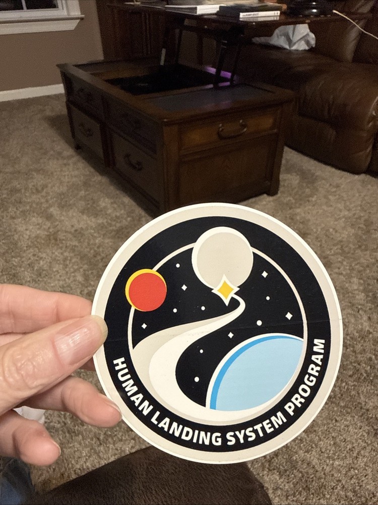 NASA Human Landing System Program Vinyl Sticker Decal
