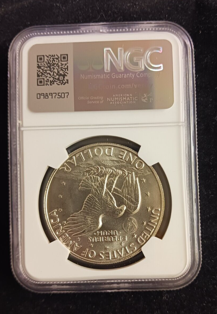 1973(S) Silver $1 NGC MS 66 Ike Dollar Coin