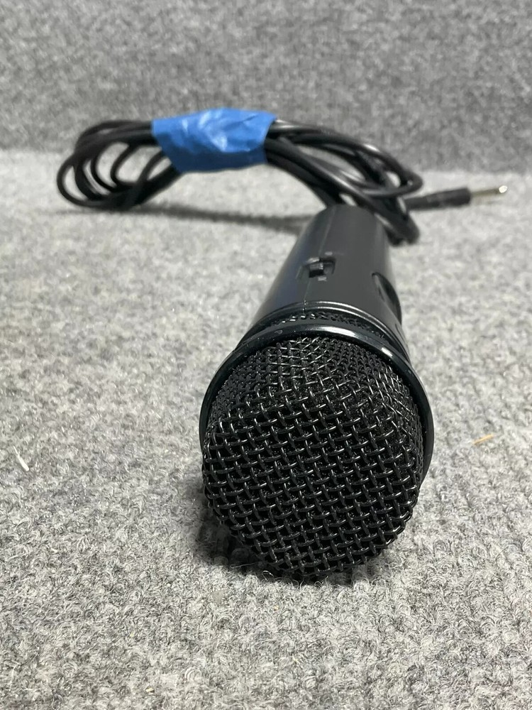 Singing Machine Karaoke Microphone Pair 🎤 Wired Handheld Black Color