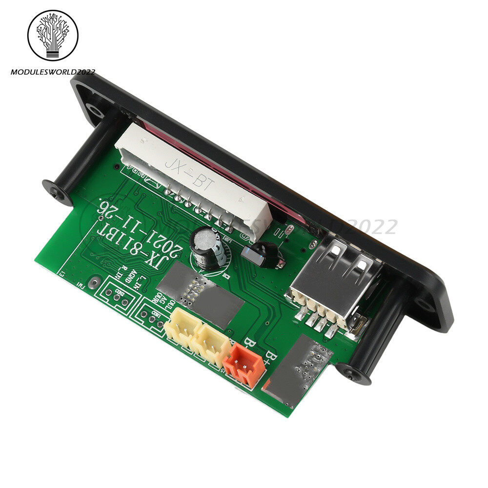 2*20W Amplifier Stereo DIY MP3 Decoder Board Bluetooth 5.0 Car FM Radio Module