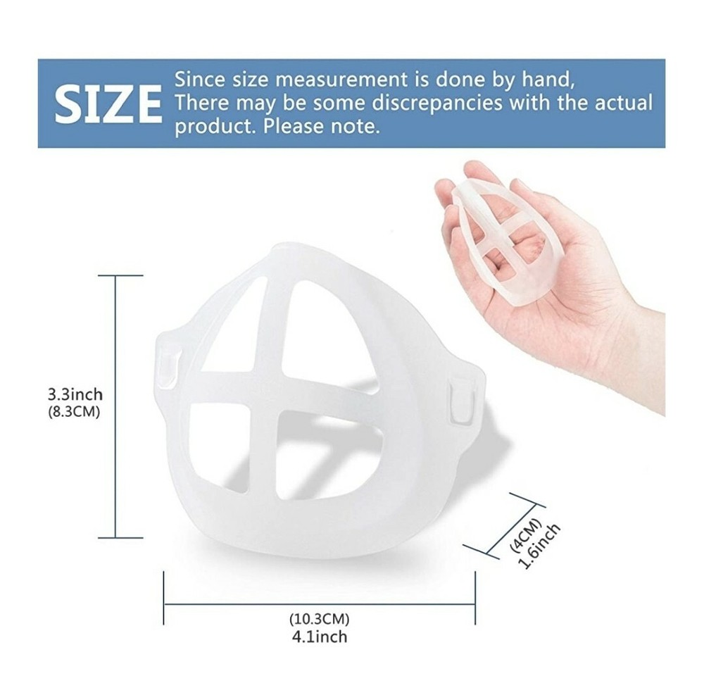 3D Face Mask Bracket (5Pcs) - Protect Lipstick Lips - Internal Support Holder