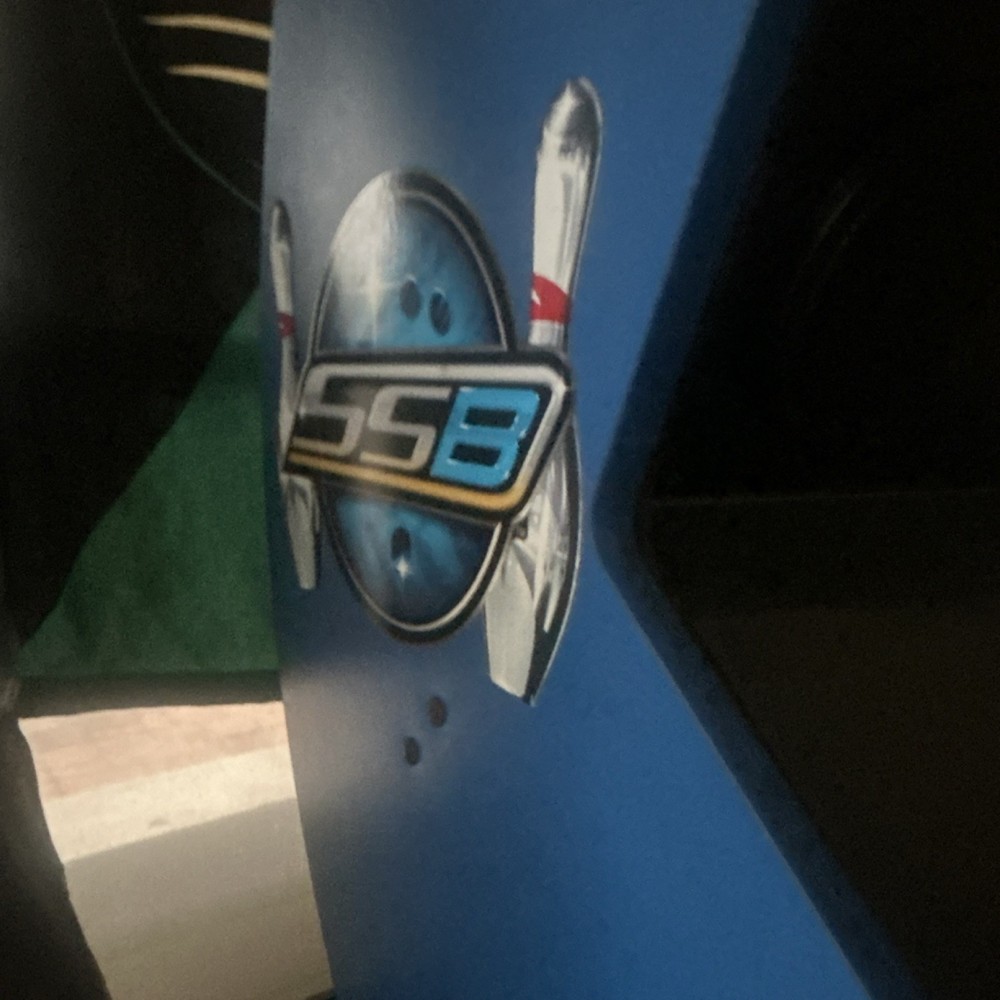 Incredible Technologies Silver Strike Bowling Arcade Machine Blue Cabinet