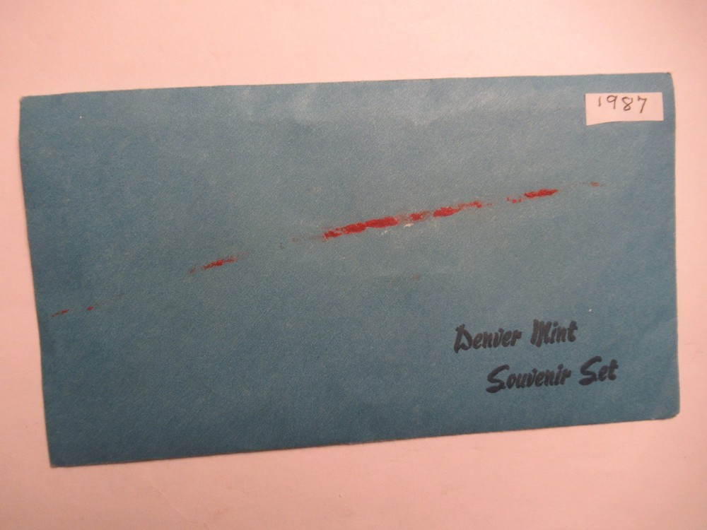 1987 D US Mint Souvenir Set