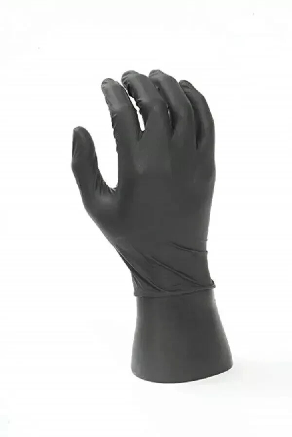 Grease Bully Nitrile Gloves - 6MIL - Black - 10 Boxes