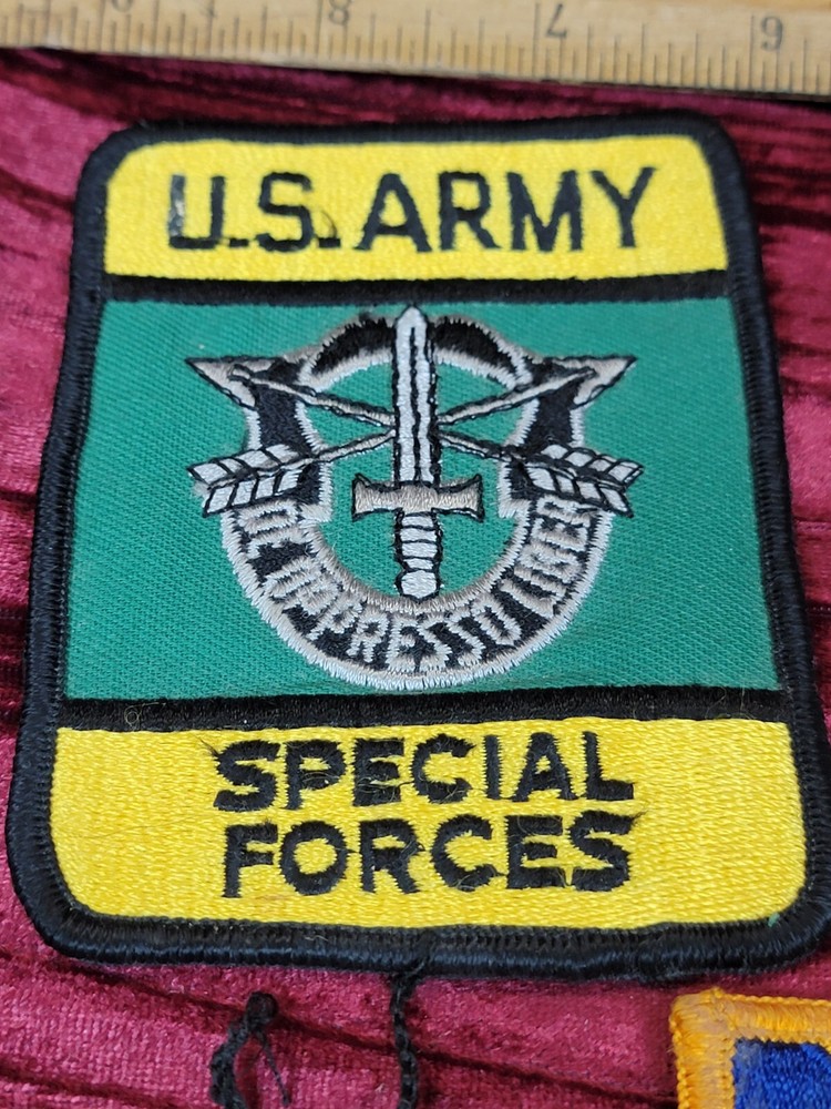 7X Patch LOT MILITARY ARMY WAR RANDOM PREOWNED AS FOUND EMBLEM SPECIAL FORCES