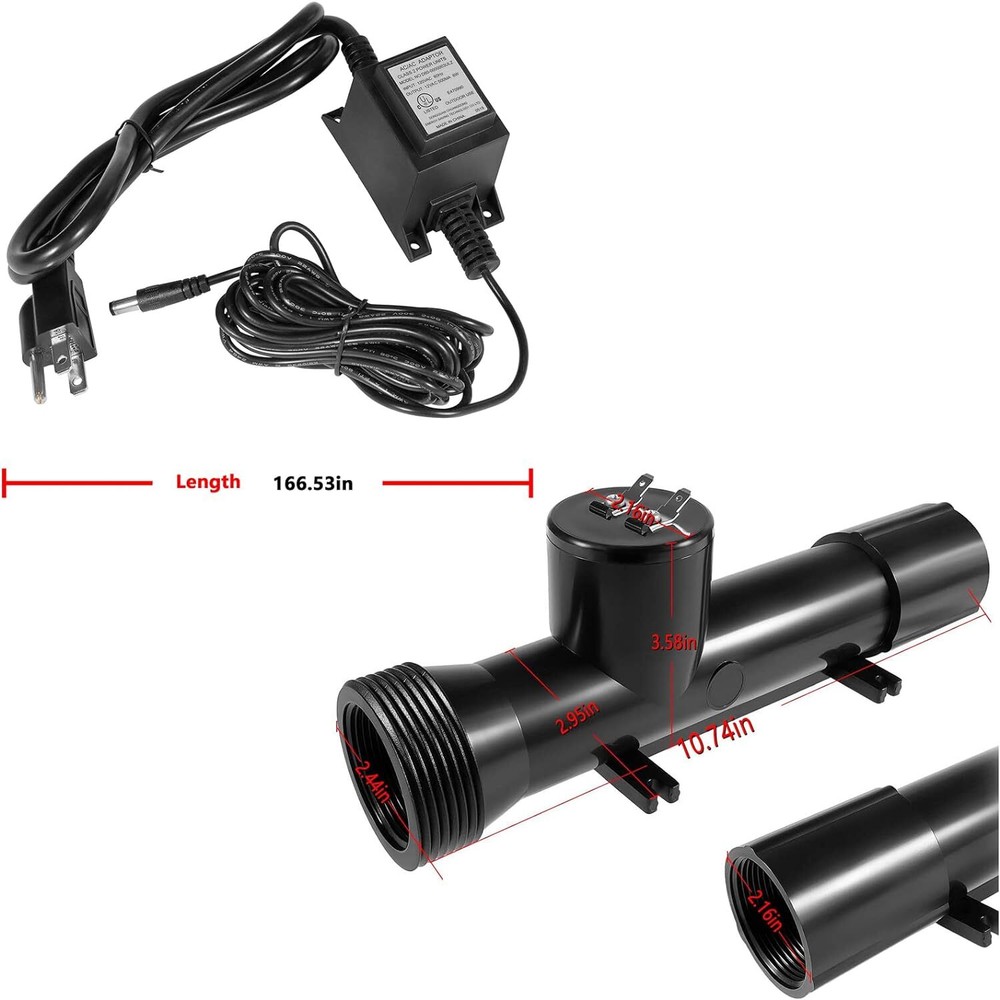 4CH4002R Pool Ionizer/Swimming Pool Cleaner Replacement Chamber System