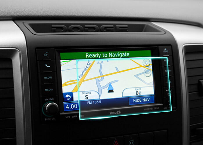 Crystal Clear Screen Protector for 2011 Dodge Ram Vehicle Navigation
