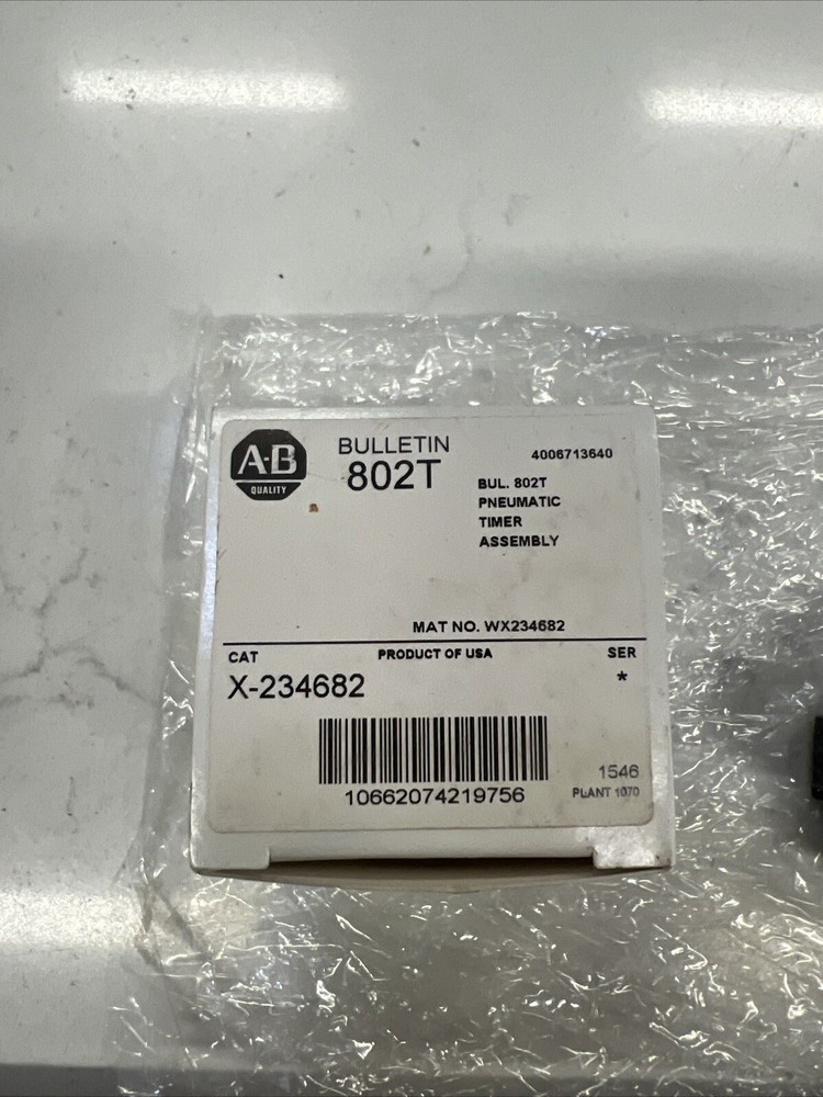 Allen-Bradley X-234682 Pneumatic Timer Assembly