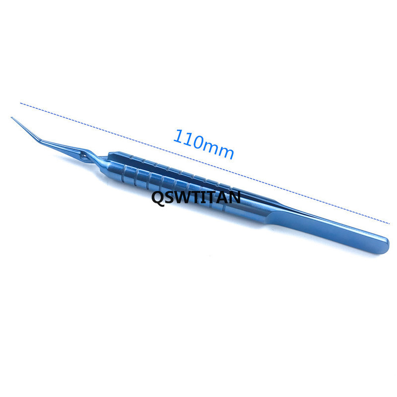 Akahoshi Capsulorhexis Cross Action Forceps Titanium Ophthalmic Eye Instruments