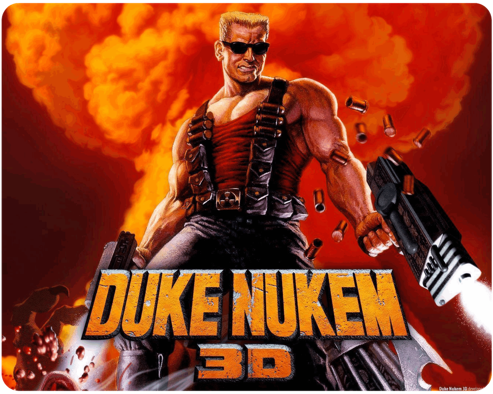 Mouse Pad - Duke Nukem - Great Quality, Soft Feel!
