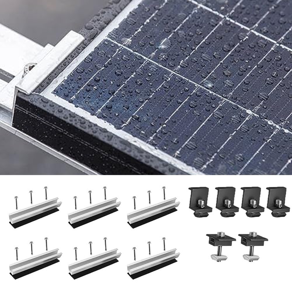 Solar Panel Mount Kit - Easy Installation For Flat Roofs & Yachts! High Quality