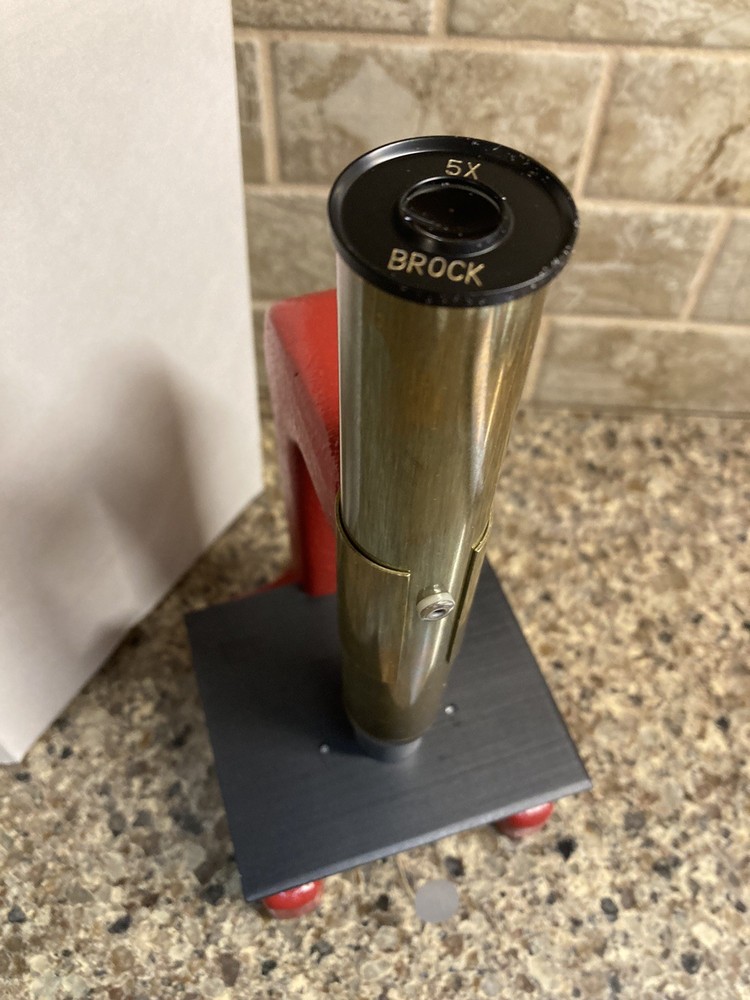 Brock Magiscope - Students Microscope - 5x Lens Optical Lumarod Excellent