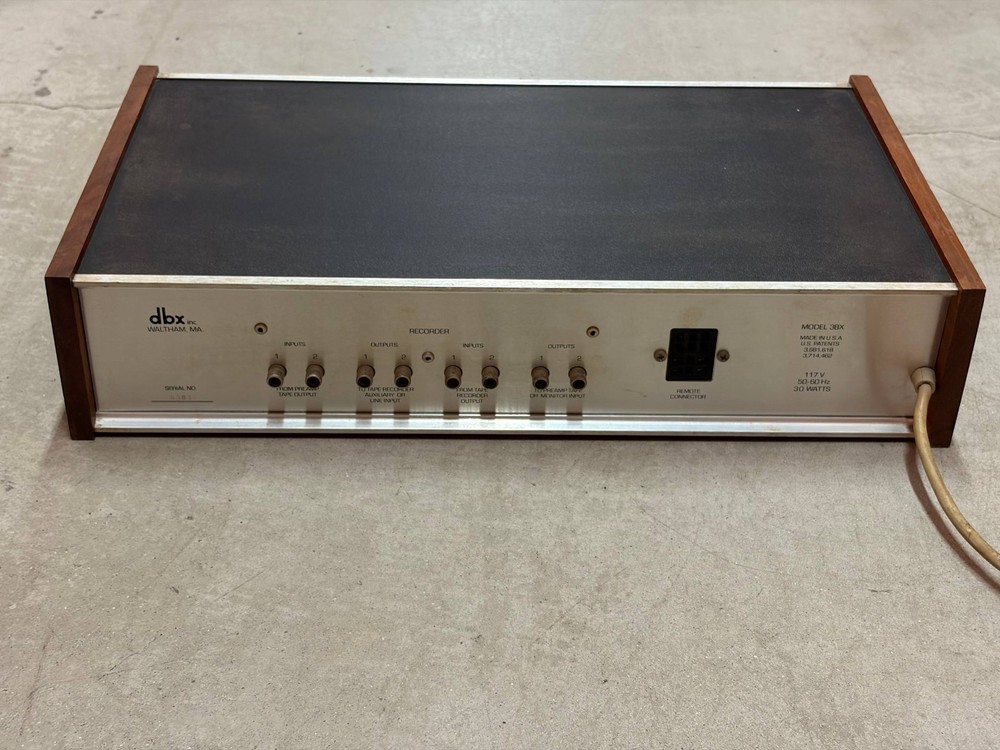 dbx 3BX Dynamic Range Expander Vintage Audio Processor Powers On Untested
