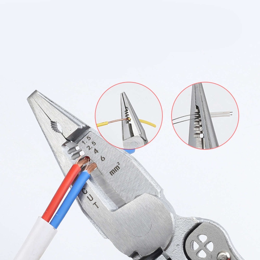 Multi Function Wire Stripper Tool with AC DC Voltage Tester and Wire Twister