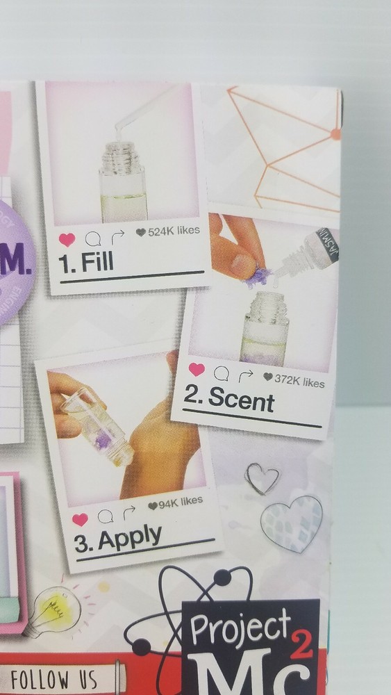 Project Mc2 PERFUME ROLLER EXPERIMENT Kit FUN LEARN S.T.E.A.M Create Own Perfume