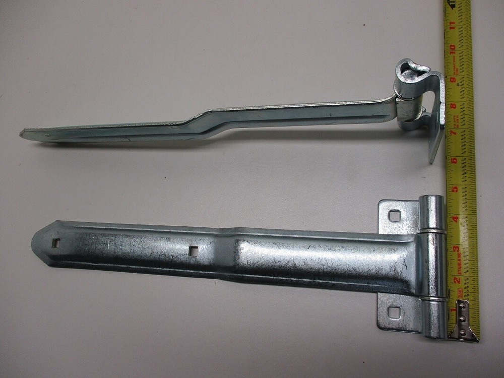 Cargo Utility Trailer RV Door 16" Strap Hinges / Pair / Offset Bent Hinges
