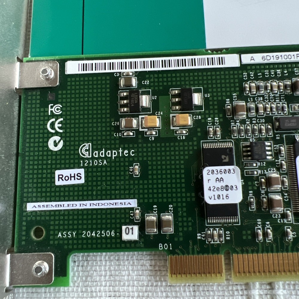 Adaptec AAR-1210SA PCI Server Raid Controller Card