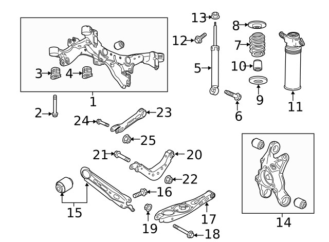 Genuine GM Trailing Arm 87867262