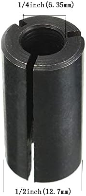 Router Collet Adapter Set 1/2 to 1/4 2pc
