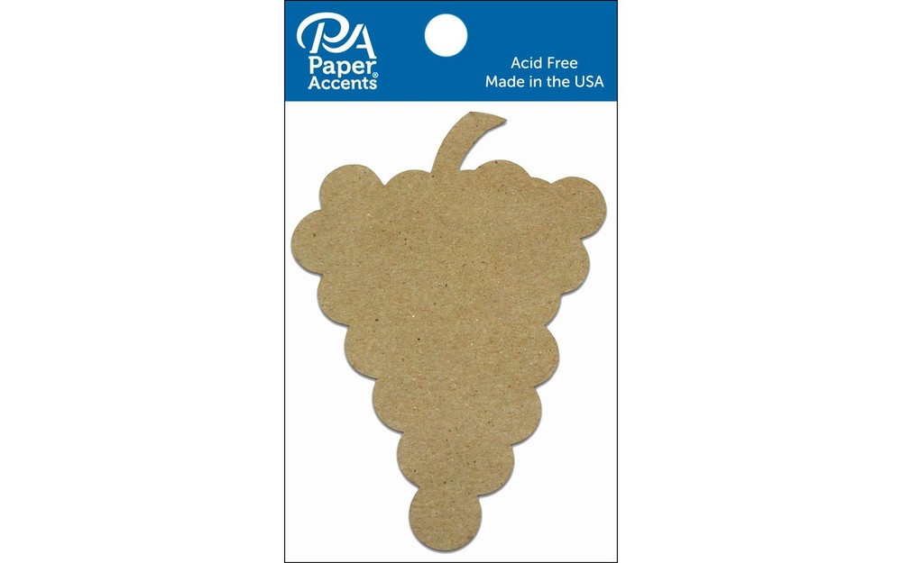 Chip Shape 8pc Grapes Natural