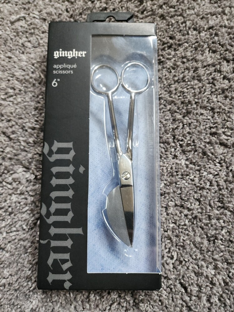 Gingher Applique Scissors, 6"