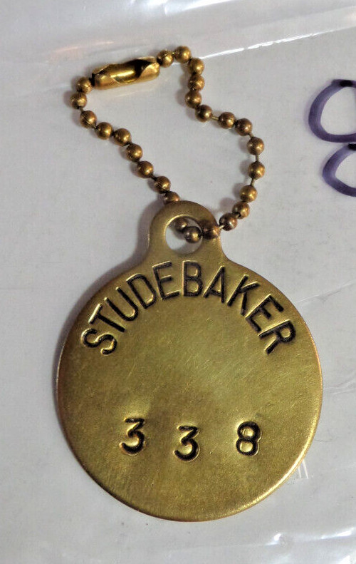 tool tag Studebaker 338