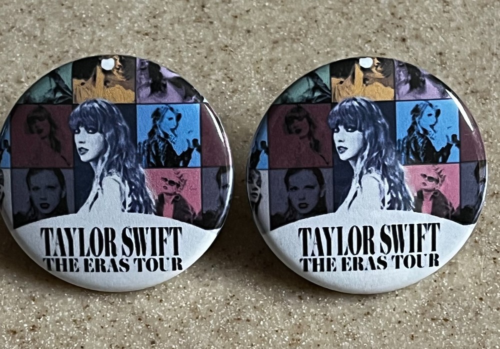 Taylor Swift  2-pack Pin-back Buttons, 1 1/2 inch each