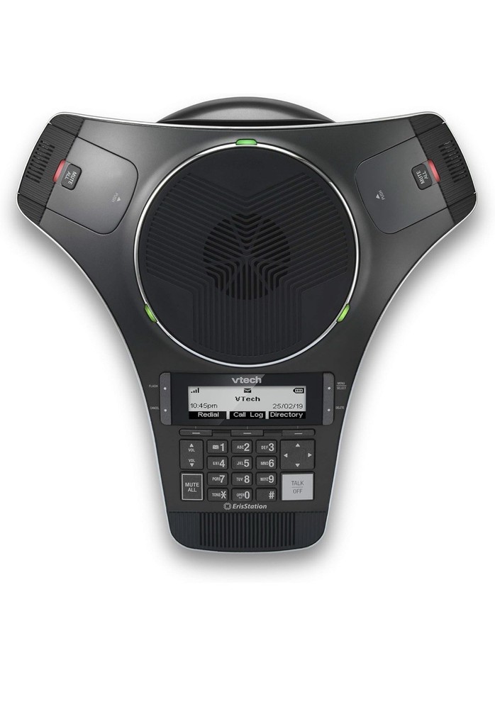 VTech VCS712 ErisStation DECT 6.0 Wireless Conference Phone with Two Mics