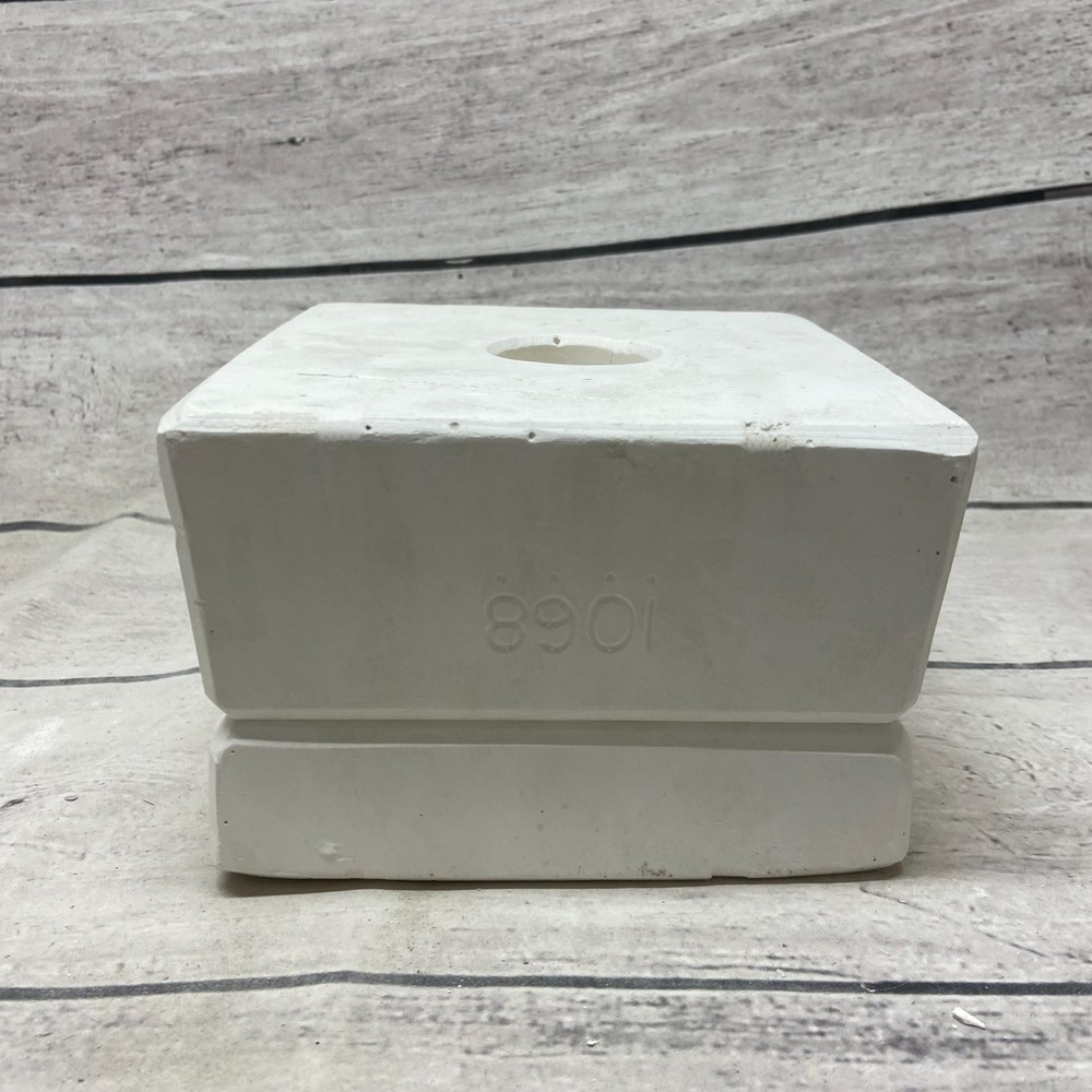 Vintage 1995 Boothe Mold Ceramic Casting Mold Plain Dip Insert #1068