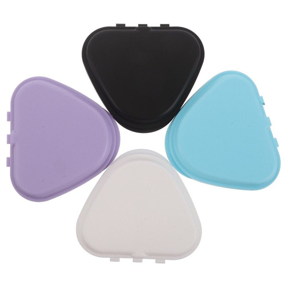 4 Pcs Mouth Guard Retainer Case Holder for Tooth Plastic Retainers
