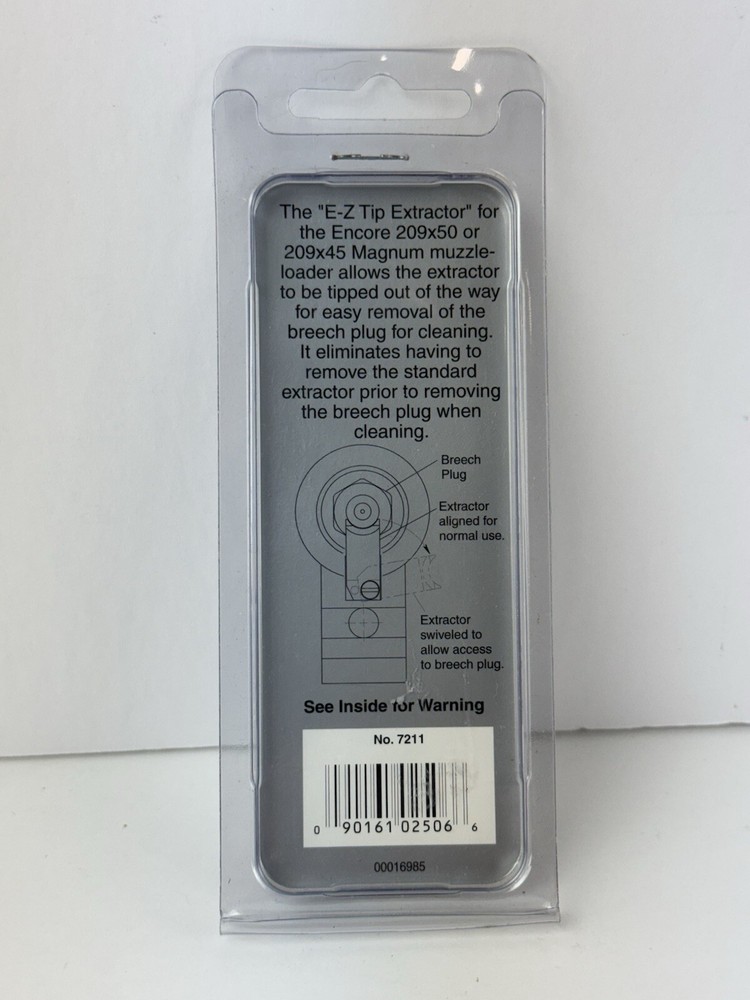Thompson Center Encore 209 Magnum E-Z Tip Extractor Muzzleloader ML EZ TC # 7211
