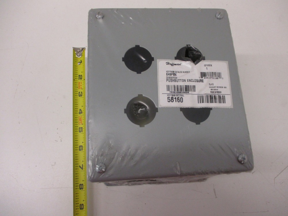 *NEW* HOFFMAN E4SPBX PUSH BUTTON ENCLOSURE