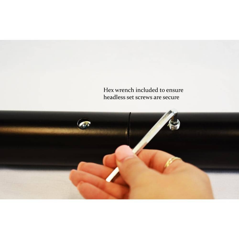 Architectural Mailboxes MB1 Black Medium Steel Post Mount Mailbox w/ Post Kit