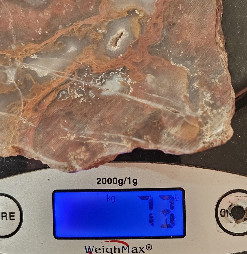 Moss Agate Oregon Lapidary Slab 73 Grams