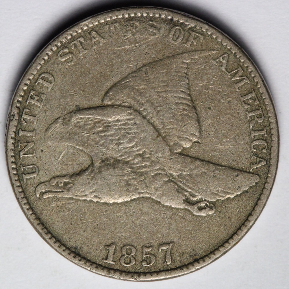 1857 Flying Eagle Cent Penny XF E112 WMR