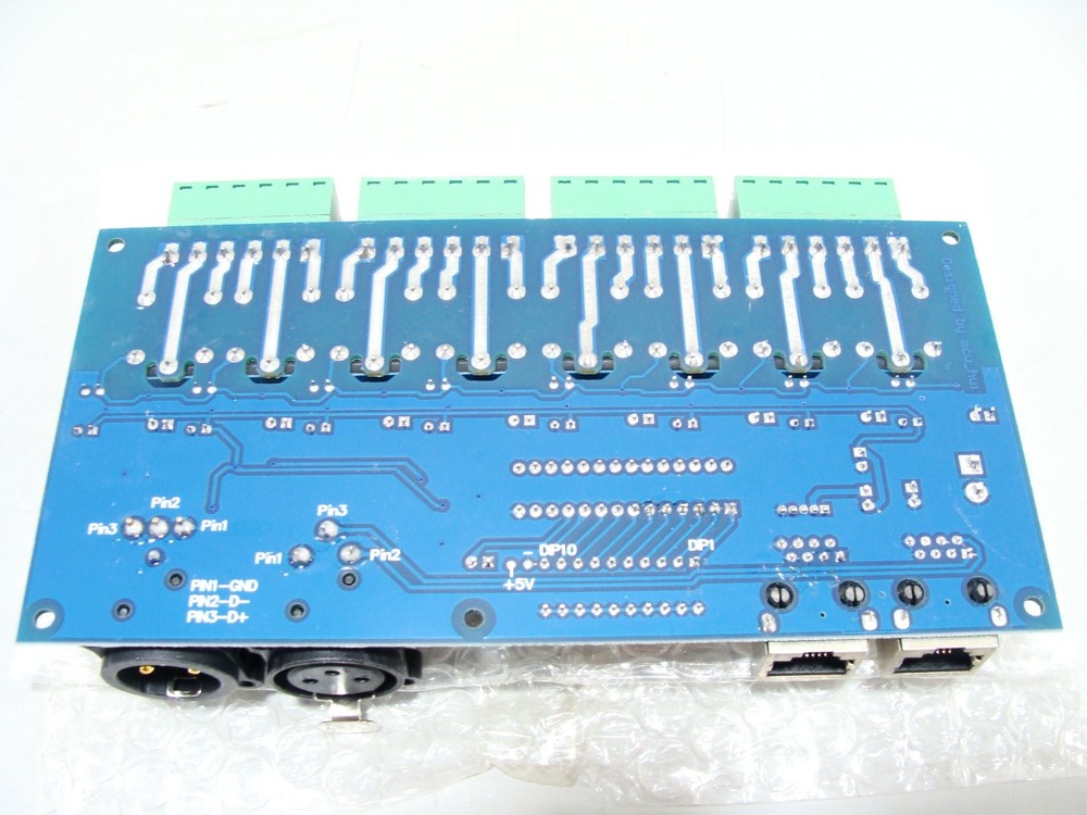 DMX Relay Switch Decoder DMX512 8ch LED Lighting Controller P/N WS-DMX-RELAY-8CH