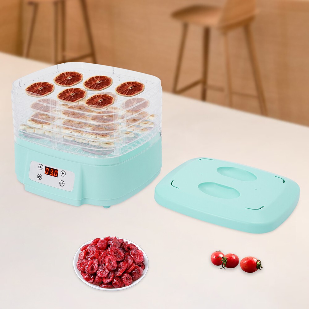 6-Layers Countertop Food Dryer Machine Food Dehydrator Rectangular 200W  35-80℃